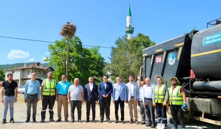 Sinop’ta 2025 asfalt sezonu başladı