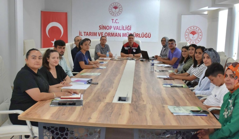 Sinop’ta genç girişimcilere tarımsal eğitim verildi