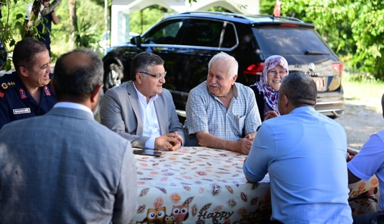 Vali Özarslan şehit ailesini ziyaret etti