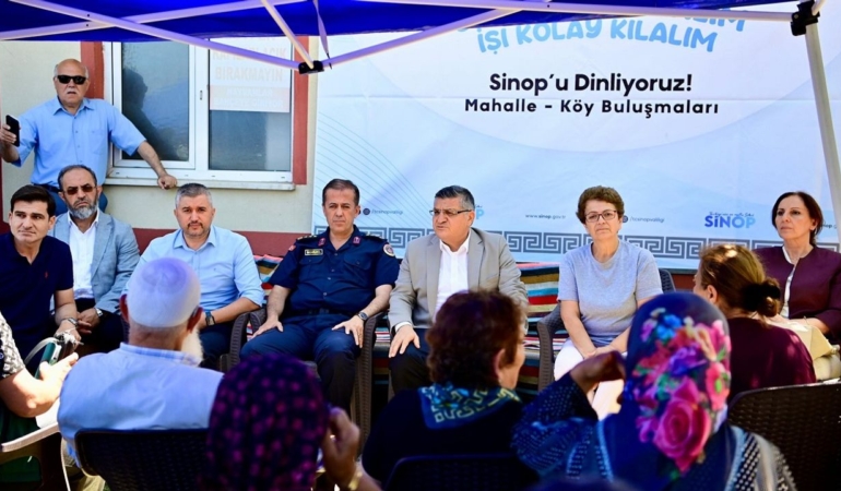 Vali Özarslan köylülerin taleplerini dinledi