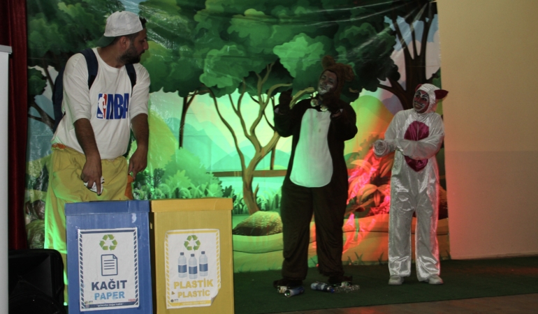 Sinop’ta çocuklara sıfır atık mesajı tiyatroyla verildi