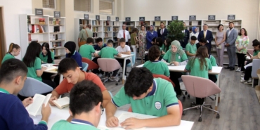 Sinop'ta Yusuf Kemal Tengirşenk Sosyal Bilimler Lisesi'nde kütüphane açıldı