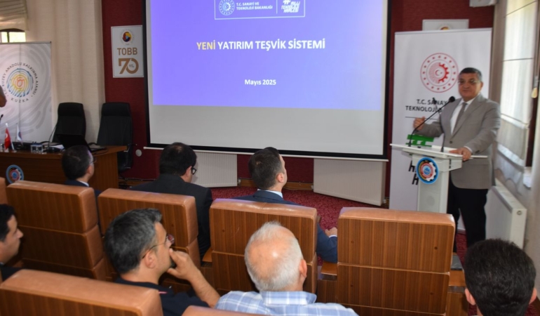 Boyabat’ta “Yeni Yatırım Teşvik Sistemi” tanıtıldı