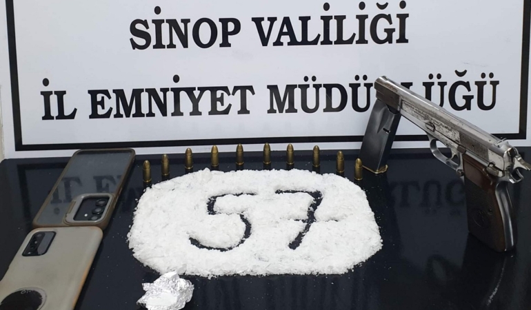 Sinop’ta narkotik operasyonu: 1 gözaltı