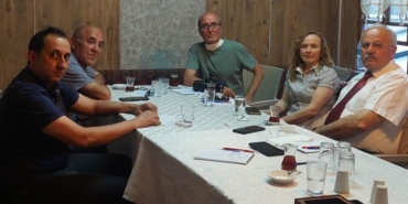 Boyabat'ta Belediye Başkanı Kara, basın mensuplarıyla bir araya geldi