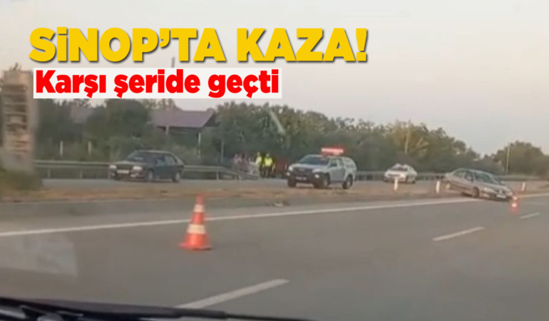 Direksiyon hakimiyetini kaybetti, karşı şeride geçti