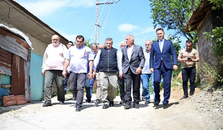 Heyelanda zarar gören altyapıya büyük yatırım!