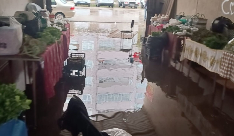 Sinop’ta sağanak ardında su baskınları