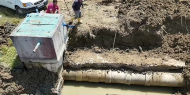 KARASU OVASI'NDA SULAMA HATTI ARIZASI ONARILDI