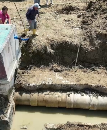 KARASU OVASI'NDA SULAMA HATTI ARIZASI ONARILDI