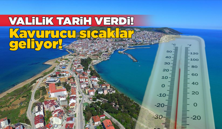 Sinop’ta hava sıcaklığı artacak
