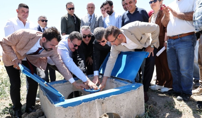 Merzifon ilçesinde sulama tesisleri hizmete açıldı