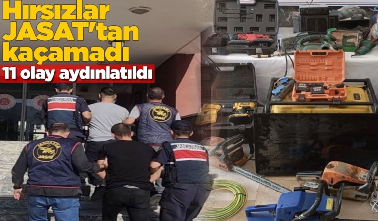 Sinop ve çevre illerde hırsızlık yapan şahıslar yakalandı