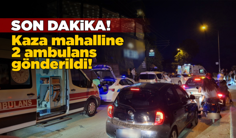 Sinop’ta kaza: 2 kişi yaralandı