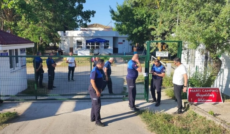Sinop Martı Camping kapatıldı