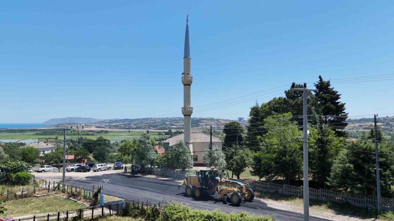 sinopta-110-kilometrelik-asfaltlama-calismasi