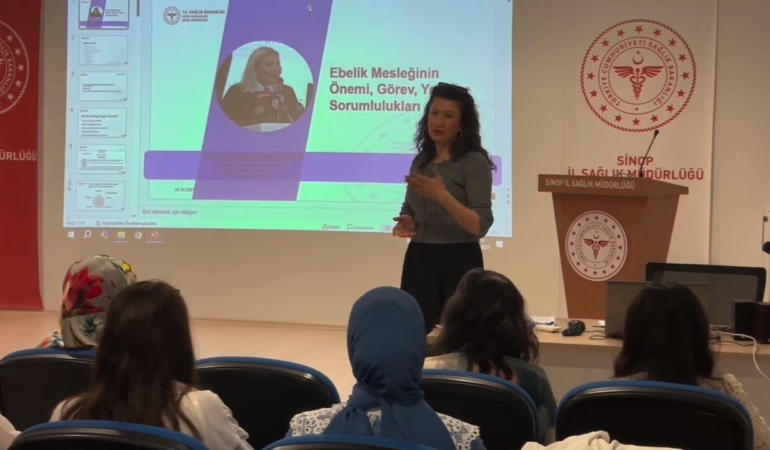 Sinop’ta ebelere afetlerde doğum yönetimi eğitimi