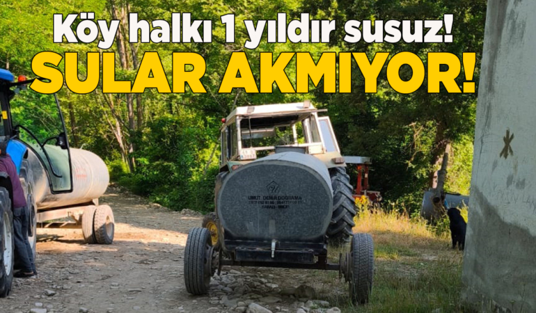 Sinop Taypaklı köyünde su krizi!