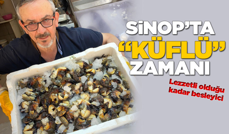 Küflü mahmuzları Sinop’ta tezgahlarda
