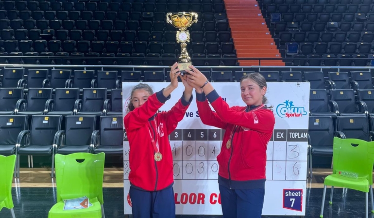 Tokat Küçükler Kız Floor Curling takımı Türkiye şampiyonu oldu