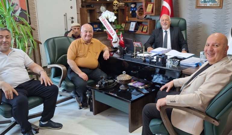 Sinop ASKF’den Gürsel Öz’e hayırlı olsun ziyareti