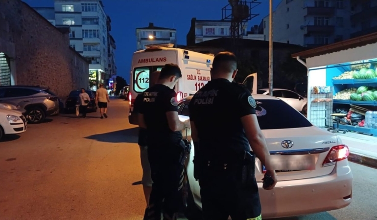 Sinop’ta kaza: Otomobil ve motosiklet çarpıştı