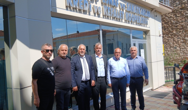 THK Sinop Şube yönetiminden Başkan Öz’e ziyaret