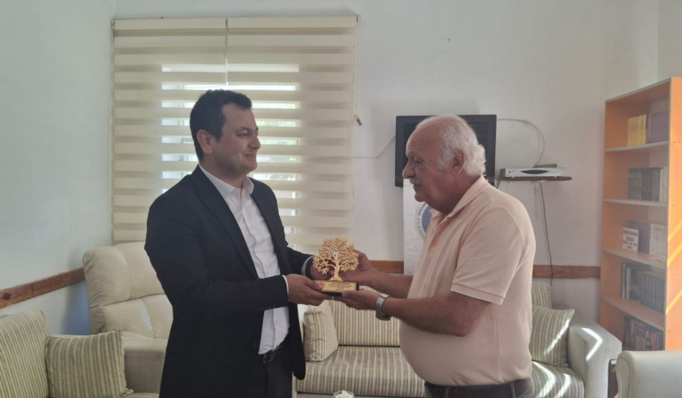 Başkan Hatipoğlu’ndan Gazeteciler Cemiyeti’ne veda ziyareti