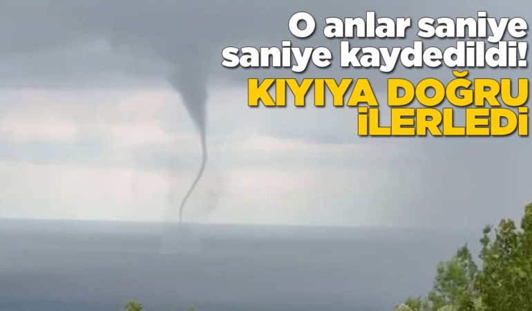 Sinop açıklarında çok sayıda hortum çıktı