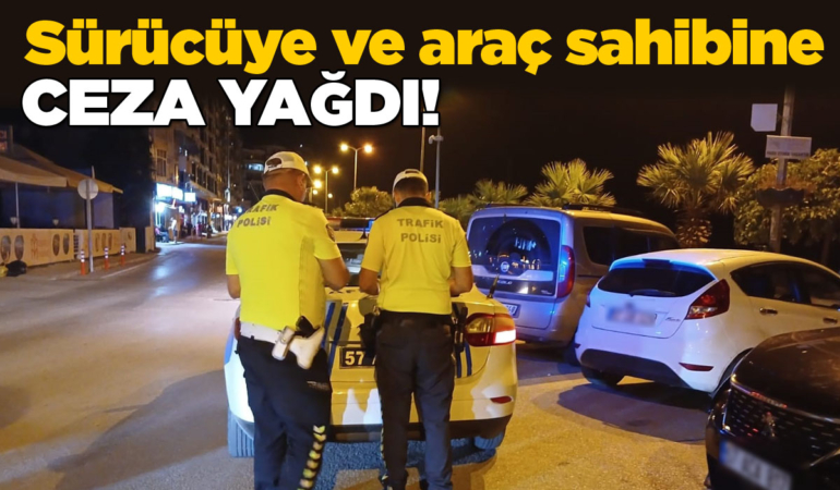 Sinop’ta 16 yaşındaki ehliyetsiz sürücü yakalandı