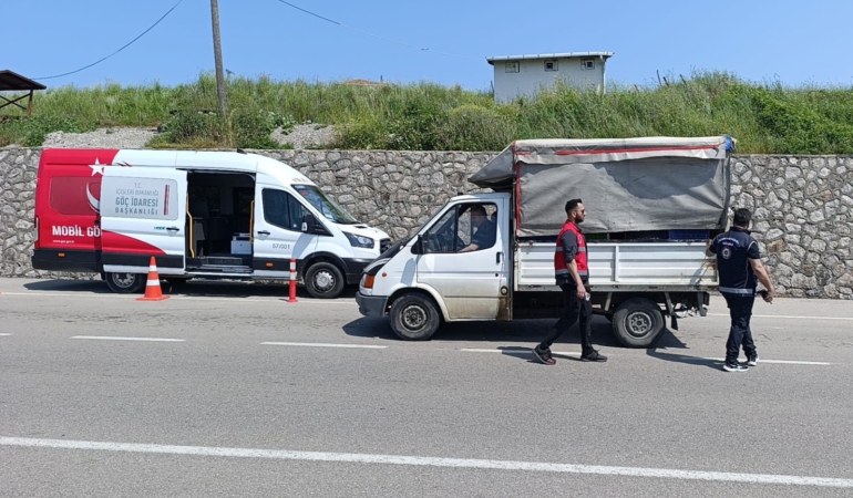 SİNOP’TA DÜZENSİZ GÖÇ UYGULAMASI