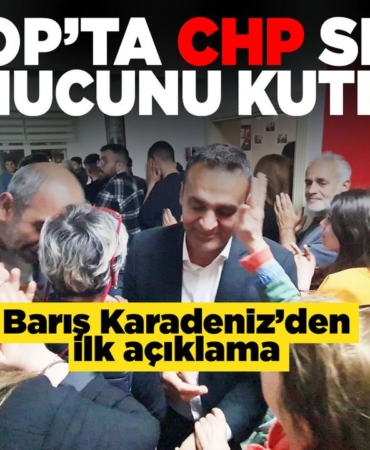 CHP Sinop'ta seçim sonucunu kutladı