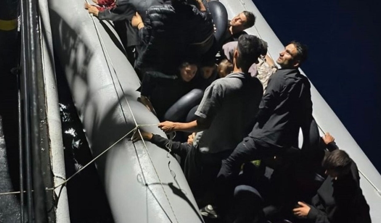 38 kaçak göçmen yakalandı