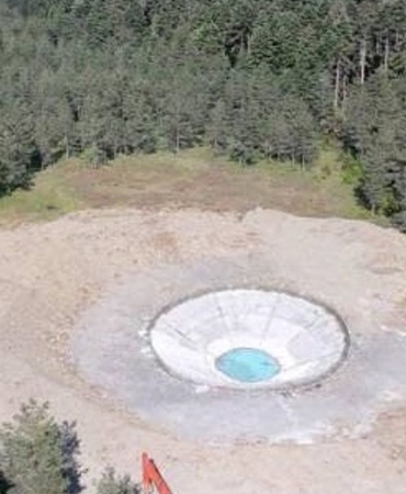 İlçede yangın havuzu ve helikopter pisti inşaatı sürüyor