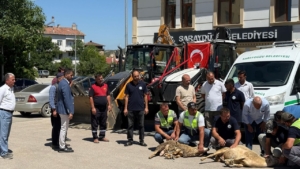 Yeni iş makineleri ilçede hizmete alındı