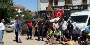 Yeni iş makineleri ilçede hizmete alındı