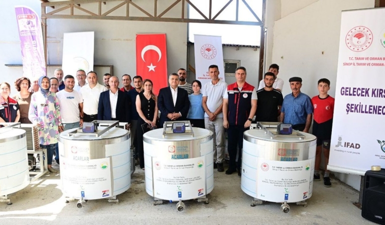 Sinop’ta süt üreticilerine önemli destek