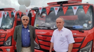 İlçe belediyesine yeni itfaiye aracı kazandırıldı