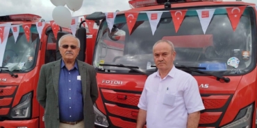 İlçe belediyesine yeni itfaiye aracı kazandırıldı