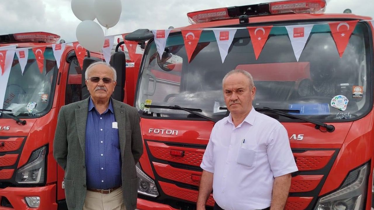 İlçe belediyesine yeni itfaiye aracı kazandırıldı