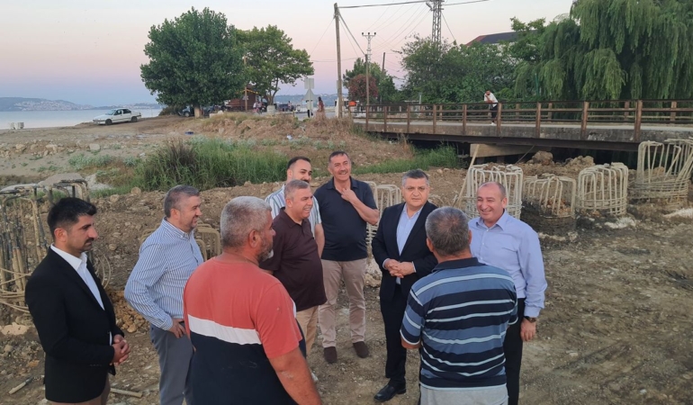 Sinop’ta köprü çalışmaları devam ediyor