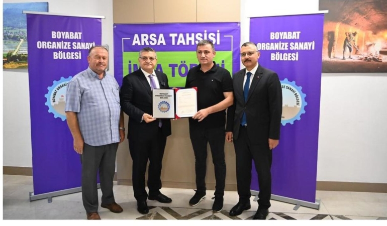 Boyabat OSB’de 422 milyonluk yatırım