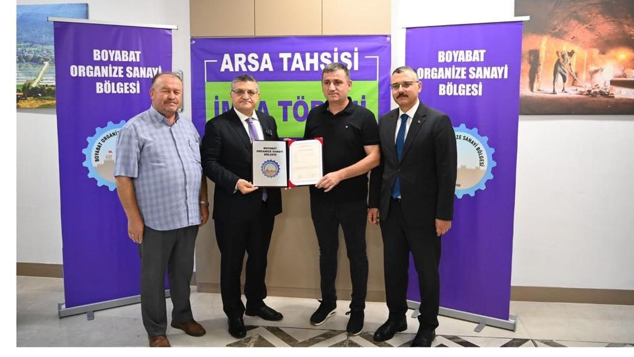 Boyabat OSB’de 422 milyonluk yatırım