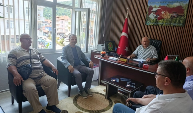 Saadet Partisi’nden Erfelek Ziraat Odası Başkanı Ali Koca’ya Ziyaret