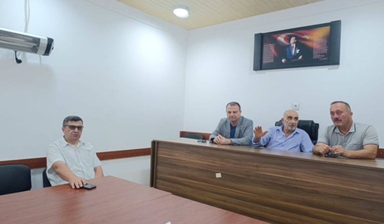 Saadet Partisi’nden Erfelek Muhtarlar Derneği’ne ziyaret