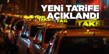 İlçede taksi ücretlerine zam!
