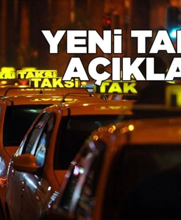 İlçede taksi ücretlerine zam!