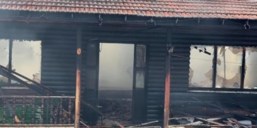 SİNOP’TA KERESTE FABRİKASINDA YANGIN