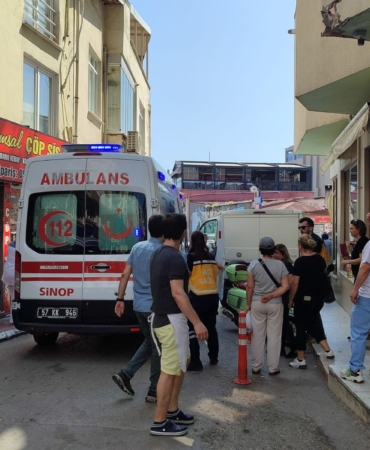 SİNOP’TA TRAFİK KAZASI:1 YARALI