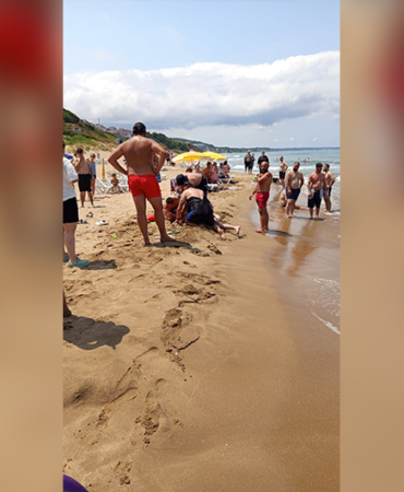 SİNOP'TA BİR KİŞİ BOĞULMA TEHLİKESİ GEÇİRDİ